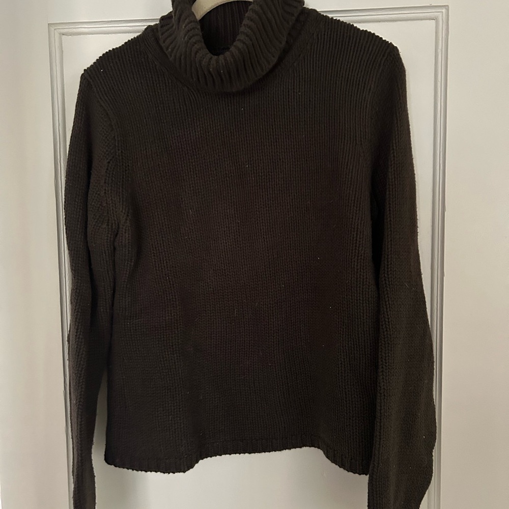 J. Crew Brown Cowl Neck Sweater
